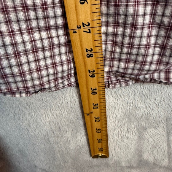 Cinch Men's Plaid Checkered Button Down Long Sleeve Shirt Western Small - Picture 7 of 8